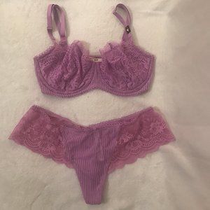 Victoria's Secret Baclonette Bra & Panty Set